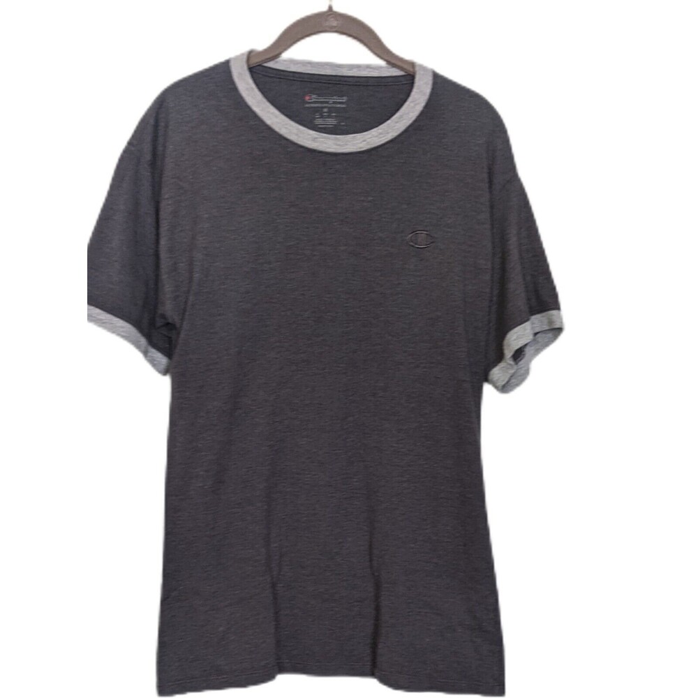 Men's Champion Authentic Sportswear T0220 Gray T-shirt Size Medium